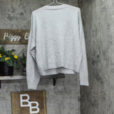 Aqua Womens Button Front Sweater Cashmere V-Neck Cardigan V10337 Light Gray XL