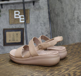 Naturalizer Womens Coast Platform Slingback Flat Sandals Blush Pink 8M