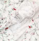 Charter Club Printed Flannel Pajama Set Delicate Cardinal White Multi 1X