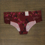 Auden Women's Laser Cut Cheeky Underwear with Lace 060RM