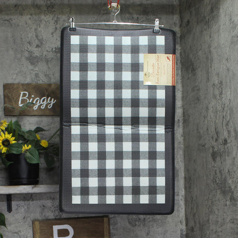 Achim Anti-Fatigue Floor Comfort Mat 0005400624936 Black / White 18x30