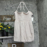 Bar III Womens Terry Cloth Halter Romper 100152040 Naturally Nude Brown M