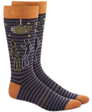 Bar Iii Men's Black Disco Party Socks 100110527