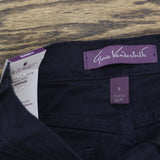 Gloria Vanderbilt Womens Amanda Ultralight Jeans 30223750 Midnight Affair Blue 8