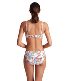 Lauren Ralph Lauren Twist Side Tab Hipster Bikini Bottom Multi White 10
