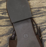 A New Day Womens Twiggy Multi Buckle Mini Heel Flats 94303757 Brown 7M