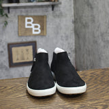 Ecco Soft 7 Side-Zip Low Bootie Sneaker 430243 Black Nubuck US 6M-6.5M (EUR 37)