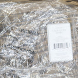 Exclusive Home Woven  Blackout Button Curtain Panel Pair Vanilla Off white 52x84