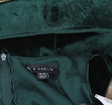 B. Darlin Juniors Sleeveless Velvet A-Line Dress 196Y104 Hunter Green 9/10