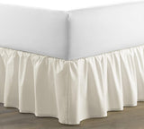 Laura Ashley Home Solid Ivory Ruffled Bedskirt 213143 Ivory Twin