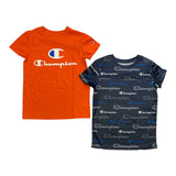 Champion Boys 2-Pack Moisture Wicking UPF 30 Soft Tagless T-Shirt Tees CHS242