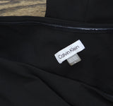 Calvin Klein Womens One Shoulder Gown with Waist Ruch CD9B22M3 Black 4