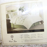 Rose Tree Gwyneth 4-Piece Linen Blend Comforter Set Multi Ivory White King