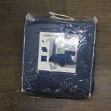 Nanshing Jailen 4-Piece Quilt Set with Pillow Navy Blue Queen