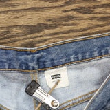 Levis Mens Vintage Y2K 501 Button Fly Jeans Bleached Blue See Measurements