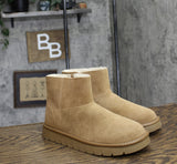 Universal Thread Womens May Faux Suede Booties 91791701 Tan Brown 6M