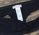 Hanro Womens Cotton Sensation Thong 71402 71402 Black L