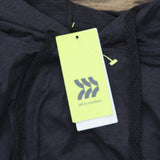 All In Motion Womens Soft Stretch Hooded Sweatshirt 90612705 Heathered Black XL