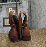 A New Day Sienna Wide Calf Tall Dress Boots with Memory Foam Insole Brown 6.5-WC