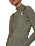 DKNY Women's Basic Essential Long Sleeve Knit Top UH2TG159