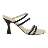 Calvin Klein Womens Jayla Sandal Block Heel KCJAYLA Black Multi 5M