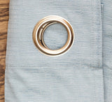 Home Expressions Grommet 100% Blackout Single Curtain Panel Aqua Green 40x84