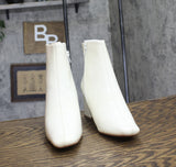 Journee Collection Womens Comfort Foam Haylinn Booties HAYLINN White 6M