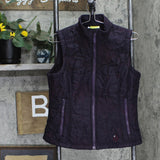 ISIS Womens Fleece Lined Quilted Embroidered Vest 166ffca169fd45 Purple 8