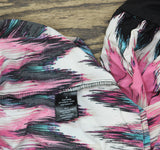 Crystal Doll Juniors Cutout Printed Maxi Dress Black Multi 3