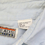 Threads Unlimited Mens Vintage Button Up Work Shirt 1667a1922846dc Light Blue L