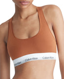 Calvin Klein Modern Cotton Women's Modern Cotton Bralette Warm Bronze Brown XS