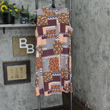 Ny Collection Petite Size Sleeveless Keyhole Dress with Hardware PITD2288