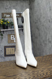 On 34th Womens Rachelle Stovepipe Boots 10019723900 Bone Smooth White 6M