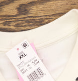 Zoe+Liv Womens Paris Fleece Graphic Pullover Sweatshirt 94987245 White Multi 2XL