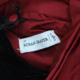 Susan Graver Down Hooded Parka Jacket with Removable Vest Red See Measurements