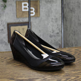 Lifestride Women's Juliana Stretch Wedge Pump Shoes F2858M1 Black 8M