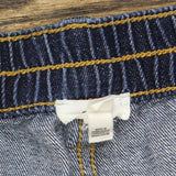 Aerie Womens Plus Size Elastic Waist Distressed Jean Shorts Blue 2XL