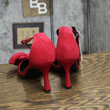A New Day Womens Grace Bow Pumps with Memory Foam Insole 90972787 Red 8M