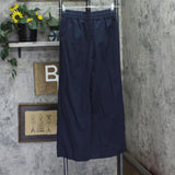 Carla Rockmore Collection Twill Straight Leg Safari Pants Midnight Blue P2XS