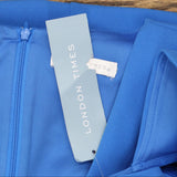 London Times Womens Ruffle Ponte Faux Wrap Dress 165bb3dcfcd3ee