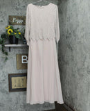 J Kara Womens Geometrical Beading 3/4 Sleeve Mock Flare Dress Blush Multi Pink 6