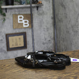 A New Day Womens Twiggy Multi Buckle Mini Heel Flats 94303768 Black 6