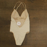 PQ Margot Lace One Piece Swimsuit BIS-5029P Biscotti Brown M