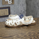 Universal Thread Winnie Studded Fisherman Sandals 92562772 White / Gold 7M