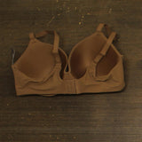 Auden Womens Luxe Stretch Comfort Wire Demi Bra 94266635 Caramel Brown 40C