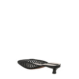 Franco Sarto Womens Strappy Marlina Mule Kitten Heels J3594S1 Black 6M