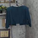Ny Collection Womens Plus Size 3/4 Sleeve Jacket and Dress Mallard Green 16W