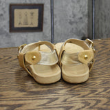 A New Approach Womens Vintage Suede Thong Strap Sandals 16740287e1bc94 Brown 6M