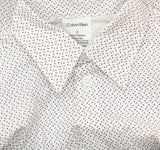 Calvin Klein 2-Piece Sweater Set with Matching Button-Down Shirt Burgundy Red 7