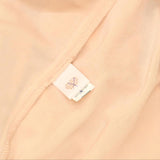 LC Lauren Conrad Womens Knit Tie Neck Crushed Velvet Shirt Blouse Top Pink M
